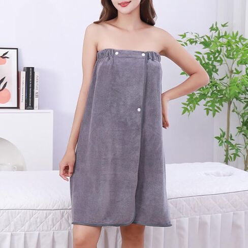 Ladies' Sexy Wearable Bathrobe, Enlarged Chest Hugging and Strapless Skirt, Suitable for Fitness Centers and Swimming Pools in Saudi Arabia