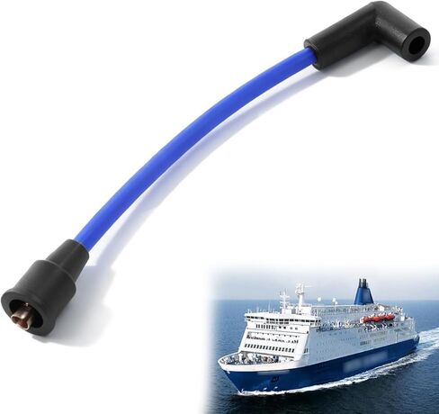 سلك توصيل الإشعال البحري MagForce 9IN متوافق مع Mercury Marine 200 175 150 HP محركات مقاومة للتآكل استبدال سلسلة الإشعال # 84-813715A1 in Kuwait