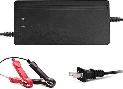 36V 10A Lithium Battery Charger 43.8V LiFePO4 Battery Charger, Battery Maintainer, Smart Charger with LED Indicator Cooling Fan for Lithium LiFePO4 Batteries in Saudi Arabia