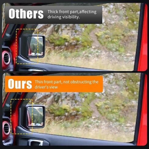 واقيات المطر المتوافقة مع 2020-2026 Jeep Gladiator JT 2018-2026 Wrangler JLU 4 قطع في القناة أقنعة النوافذ منحرف الرياح دروع الطقس لملحقات المصارع 2025 in Kuwait