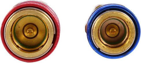 Aramox R134a Quick Couplers Set, Solid Brass AC Manifold Adapters, High & Low Side Connectors for Automotive Refrigeration Systems in Saudi Arabia