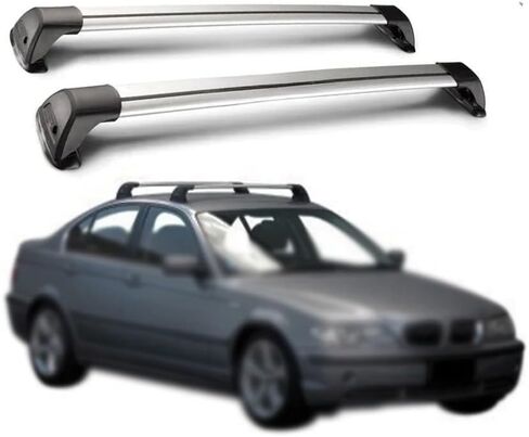2 Pcs Compatible for BMW 3 Series E46 4 Door Sedan 1999-2004 (Fixed Point) Aluminum Alloy Belt Lock Rack(A-Silver) in Saudi Arabia