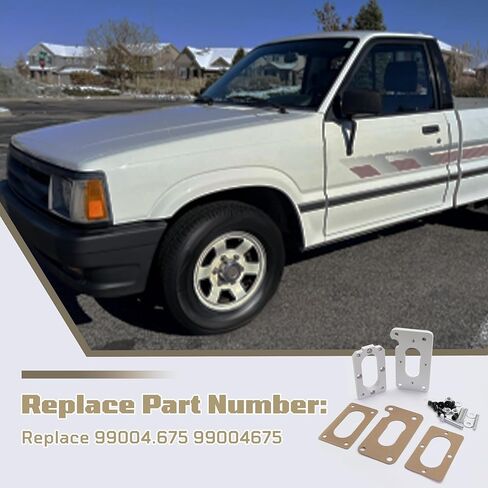 طقم محول المكربن ​​الألومنيوم مناسب لمازدا B2000 2.0L 11/1984-1993 B2200 2.2L 1987-1991، طقم إعادة بناء محول المكربن ​​المنوع 99004.675 99004675 in Kuwait
