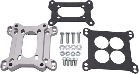 Universal Aluminum 1933 Carburetor Adapter Kit 4-Barrel to 4-Bolt 2-Barrel for Chevy SBC in Saudi Arabia