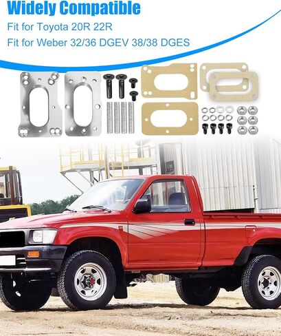 طقم محول المكربن ​​يصلح لتويوتا 20R 22R يصلح ل ويبر 32/36 DGEV 38/38 DGES استبدال 99004222 in Saudi Arabia