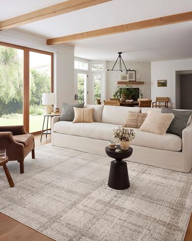 Loloi Angela Rose Ember Collection EMB-04 Ivory/Multi 2'-3" x 3'-10" Accent Rug in Saudi Arabia