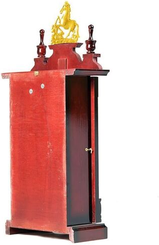 Mechanical Clock Solid Wood Hanging Old Feng Shui Town House String Chain Copper in Saudi Arabia