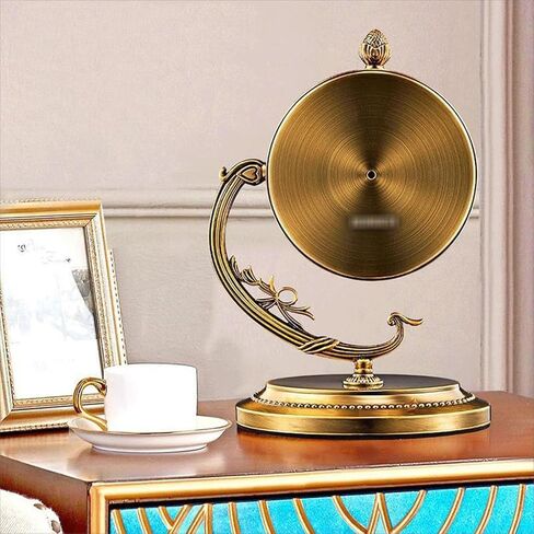 Metal Plated Copper Living Room Seat Clock Quartz Set Desktop Alarm in Saudi Arabia