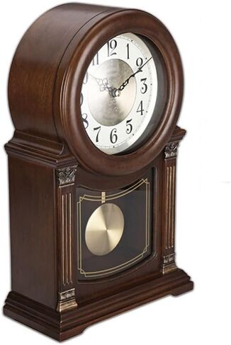 The Clock Living Room Home Solid Wood Retro Desktop Timing Chinese in Saudi Arabia