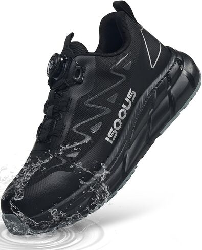 ISOOUS Steel Toe Shoes for Men Women Non Slip Composite Work Sneakers Waterproof Anti-Static Anti-Impact Indestructible Comfortable Safety Construction Shoes Puncture Proof Ergonomic Design in Saudi Arabia