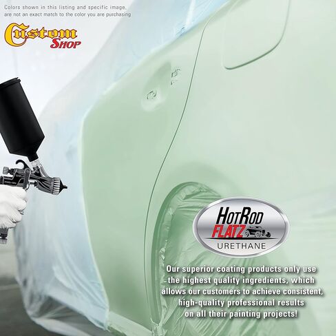 متجر مخصص - مينت - طلاء تلقائي من Hot Rod Flatz Flat Matte Satin Urethane - مجموعة طلاء جالون كاملة - سيارات احترافية منخفضة اللمعان، طلاء شاحنات السيارات، نسبة مزيج 4:1 in Saudi Arabia