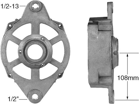 New Alternator Frame DE Compatible With Allis Chalmers 11000 1975-1981, 21000 1972-1978, 6138 685 1979-1982, 96A3 1975-1978; Austin Western 101 7200S 1975-1979 1985700 1852038 50-03701 W4639 in Saudi Arabia