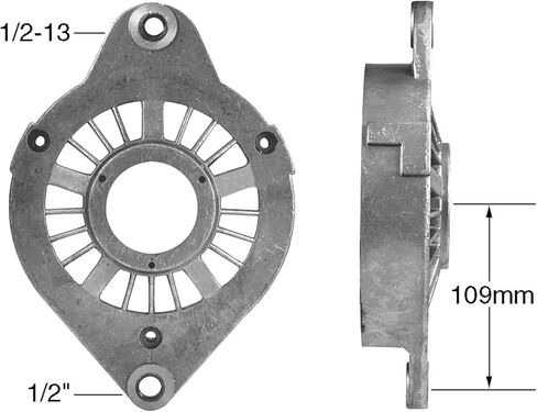 New Alternator Frame DE Compatible With Advance Mixer Glider 12.7L 1994-96, M 12.7L 1996, S 12.7L 1988-96, S 10.3L 1992; Autocar ACL 9.1L 1981, ACL 10.4L 1981-85 370-16000 1214-37611 76LN100 in Saudi Arabia