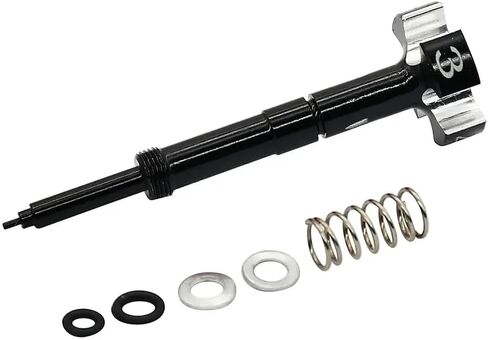 CNC Adjustable Air Fuel Mixture Screw for Motorcycle Carburetor Compatible with CRF YZF WR WRF KLX KX ATV Models(Silver) in Saudi Arabia