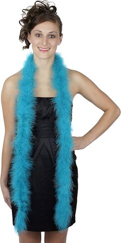 Zucker Marabou Feather Boa - (72 Inch) Lightweight Feather Boas for Party - Mardi Gras Feather Boa, Roaring 20's Costume in Saudi Arabia