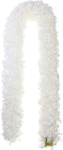 Original Featherless Boa Faux Feather Boa (White) in Saudi Arabia