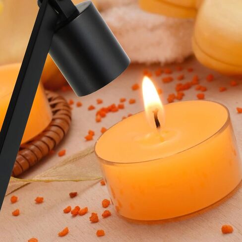Milisten Candle Cover 6.69In Slim Candle Wick Accessory for Home & Kitchen Use Protective Matte Black Snuffer Lid for Safety and Flame Control in Saudi Arabia