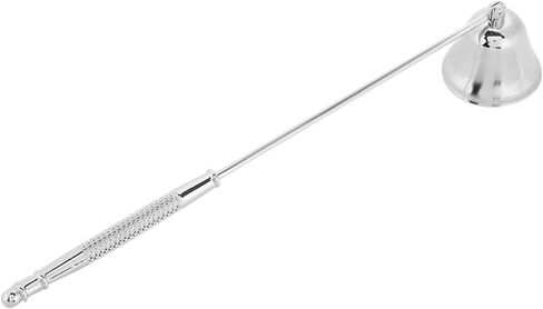 Stainless Steel Candle Snuffer Bell Shaped Wick Trimmer Cover, Durable Hand Tool with 4 Color Options for Home Use(silvery) in Saudi Arabia