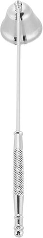 Stainless Steel Candle Snuffer Bell Shaped Wick Trimmer Cover, Durable Hand Tool with 4 Color Options for Home Use(silvery) in Saudi Arabia