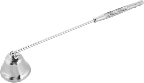 Stainless Steel Candle Snuffer Bell Shaped Wick Trimmer Cover, Durable Hand Tool with 4 Color Options for Home Use(silvery) in Saudi Arabia