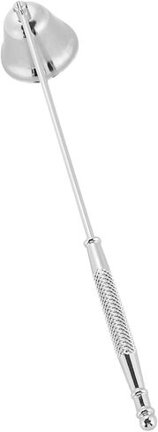 Stainless Steel Candle Snuffer Bell Shaped Wick Trimmer Cover, Durable Hand Tool with 4 Color Options for Home Use(silvery) in Saudi Arabia