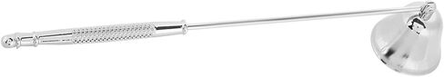 Stainless Steel Candle Snuffer Bell Shaped Wick Trimmer Cover, Durable Hand Tool with 4 Color Options for Home Use(silvery) in Saudi Arabia