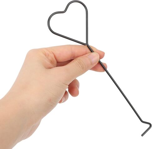HEMOTON 4pcs Heart Stainless Steel Candle Wick Dippers Candle Hooks Candle Extinguishing Hooks Candle Trimming Hooks in Saudi Arabia