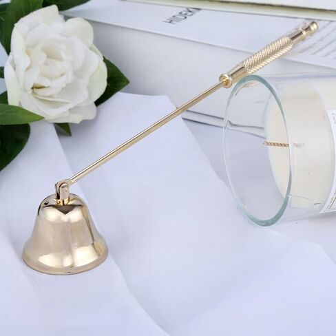 Candle Snuffer, Candle Snuffer Extinguisher with Long Handle, Polished Stainless Steel Wick Flame Snuffer for Putting Out Scented Candle Flame Safely, Candle Snuffers Accessory for Candle Lovers in Saudi Arabia