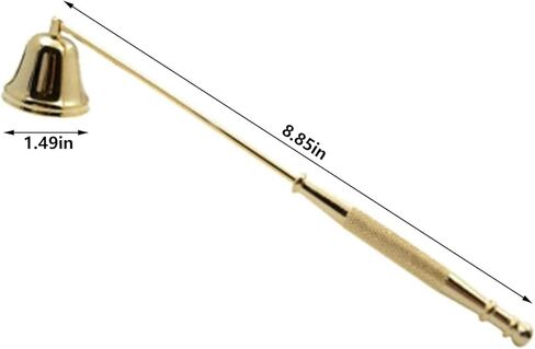 Candle Snuffer, Candle Snuffer Extinguisher with Long Handle, Polished Stainless Steel Wick Flame Snuffer for Putting Out Scented Candle Flame Safely, Candle Snuffers Accessory for Candle Lovers in Saudi Arabia
