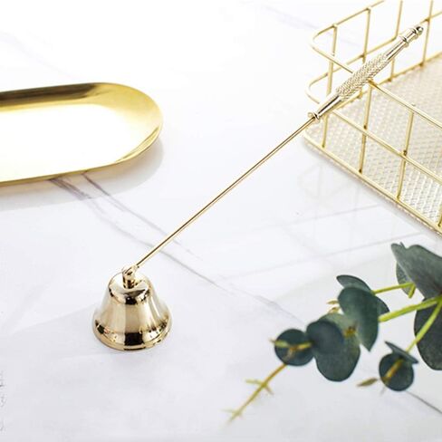 Candle Snuffer, Candle Snuffer Extinguisher with Long Handle, Polished Stainless Steel Wick Flame Snuffer for Putting Out Scented Candle Flame Safely, Candle Snuffers Accessory for Candle Lovers in Saudi Arabia