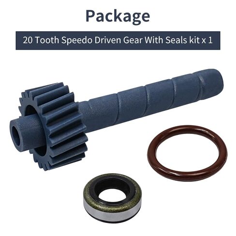 20 Tooth Speedo Driven Gear & Seals Kit Compatible with GM TH350 Turbo 350 Speedometer in Saudi Arabia
