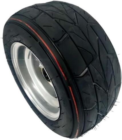 Vacuum Tire Belt With 3-Hole Wheel Hub Electric Tires Modified Kart Cart ATV Tire Accessories 10X6.00-5.5 10X6.00-6(10X6.00-6) in Saudi Arabia