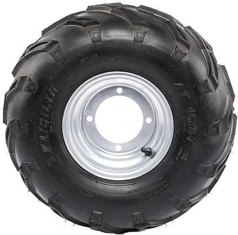 عجلة إطارات 16x8-7 16x8x7 ATV Go Kart - حافة شديدة التحمل 4، جميع التضاريس - ATV Quad UTV Buggy Lawn Mower Mini Bike 4 Wheeler (4 عبوات من العجلات ومحاور العجلات ومغزل التوجيه) in Kuwait