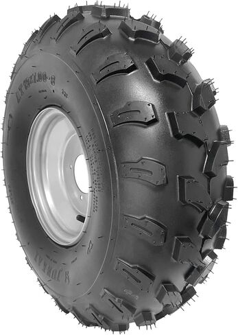 مجموعة إطارات وحواف ATV مقاس 19x7.00-8 19x7-8 19x7-8، مجموعة عجلات 4 مسمار مقاس 8 بوصة، حافة إطار ATV 4 طبقات بدون أنبوب للطرق الوعرة، عجلة رباعية Go Kart لركوب Taotao Kazuma Buggy على دراجة صغيرة جزازة (نمط مسمار 88 مم) in Saudi Arabia