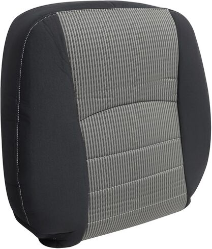 NLQR Front Driver Side Bottom and Top Back Replacement Cloth Seat Covers & Driver Bottom Foam Cushion Compatible with Dodge Ram 1500 2500 3500 4500 5500 2009 2010 2011 2012 in Saudi Arabia