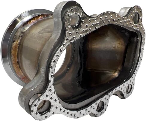 BULL BOOST PERFORMANCE Stainless Steel 2.5"/63mm Vband Clamp Flange Turbo Down Pipe Adapter V-Band Downpipe Connector for T25 T28 GT25 GT28 in Saudi Arabia