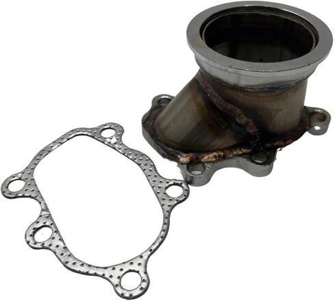 BULL BOOST PERFORMANCE Stainless Steel 2.5"/63mm Vband Clamp Flange Turbo Down Pipe Adapter V-Band Downpipe Connector for T25 T28 GT25 GT28 in Saudi Arabia