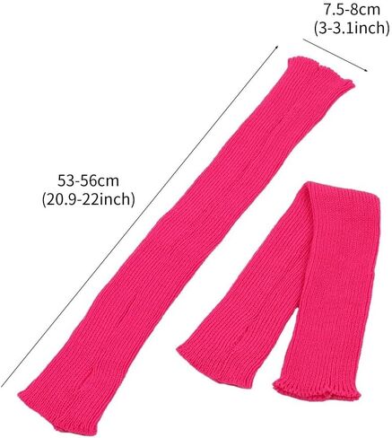 Fingerless Gloves Arm Warmer for Women Long Arm Sleeves Knitted Elbow Length Gloves Thumb Hole Gloves for Snowy Cold Weather (Yellow) in Saudi Arabia