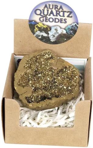 StoneStory الصخور الطبيعية الكريستال الكوارتز التيتانيوم المطلي الأزرق الريكي شفاء الكريستال الجيود Druzy المعدنية عينة ديكور مكتب المنزل 1 (واحد) مجموعة 9 قطع (مجموعة زرقاء) in Kuwait