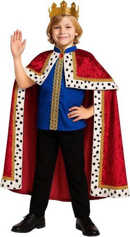 Morph Royal King Costume For Boys, Kids King Costume, Prince Charming Costumes Kids, World Book Day Costumes For Boys in Saudi Arabia