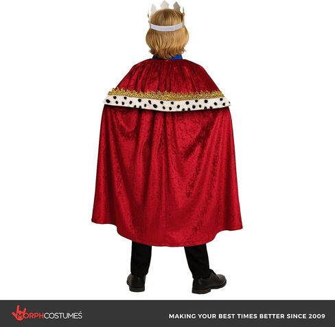 Morph Royal King Costume For Boys, Kids King Costume, Prince Charming Costumes Kids, World Book Day Costumes For Boys in Saudi Arabia