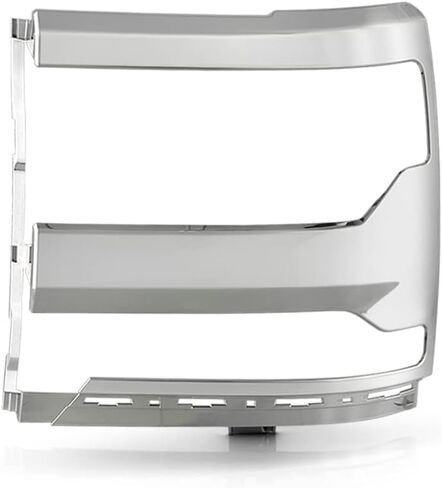 ACANII - For 2016-2018 Chevy Silverado 1500 Chrome Headlight Headlamp Trim Bezel Cover Replacement Left Driver Side in Saudi Arabia