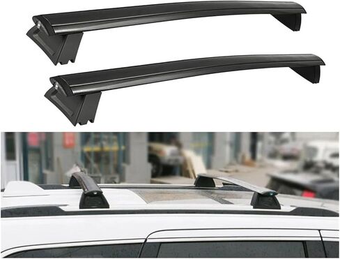 حامل سقفي متوافق مع JEEP Grand Cherokee 2010-2022 سقف بار سيارة خاصة سبائك الألومنيوم حزام قفل مصباح سقف الأمتعة WK2 SRT-8 قضبان فولاذية in Kuwait