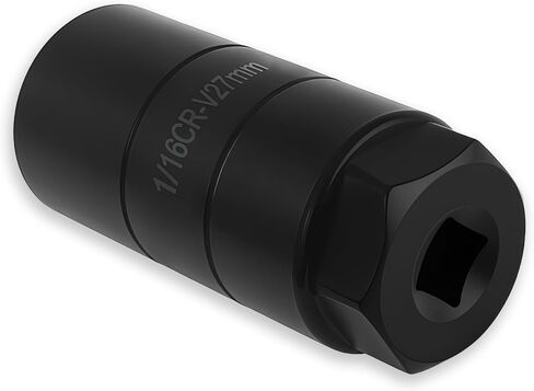 1 1/16 مقبس 3/8 محرك، مقبس مستشعر ضغط زيت السيارة ذو 6 نقاط يناسب محرك 3/8 بوصة أو 1 1/8 بوصة سداسي، مقابس عميقة 1 1/16 شديدة التحمل لسهولة تفكيك وحدة إرسال زيت السيارة in Kuwait