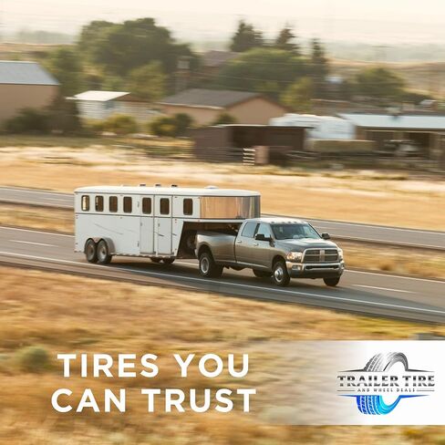 إطار ST225/75R15 TRAILQUEST RADIAL TRAILER على الحافة، نطاق الحمولة E 10 طبقات، عجلة وحدات فضية 5 عروات مع نمط مسمار مقاس 5X4.5 بوصة. يستبدل 7.00-15 أو 7.50-15 - الضمان متضمن in Kuwait