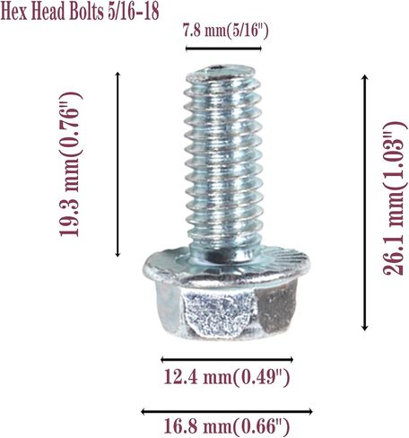 مجموعة مسامير نقل الحركة 17 قطعة متوافقة مع Chevy GM TH350 TH400 Powerglide Ford C4 C5 C6 AOD FMX Chrysler 904 727 Torqueflite مسامير شفة سداسية أوتوماتيكية 5/16-18x3/4 in Kuwait