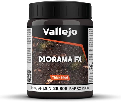 Vallejo Brown Thick Mud, 200ml in Kuwait