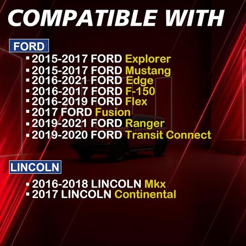 مستشعر ضغط الإطارات المبرمج مسبقًا مناسب لفورد 2016-2021 إيدج 2019 2020 2021 رينجر 2015-2017 إكسبلورر 2016 2017 F150 2017 فيوجن لـ: موستانج لينكولن ميركوري F2GZ-1A189-A 4 قطع 315 ميجاهرتز in Kuwait