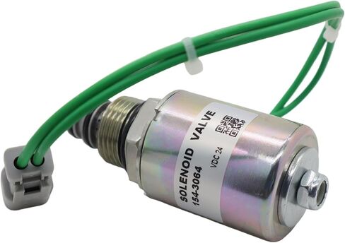 24V الملف اللولبي صمام 154-3064 1543064 لشركة كاتربيلر CAT 12H NA 140H NA 12H 24H 12K 120H 140K 2 163H 16H NA 135H NA 12H ES 140H ES 140 14H NA ممهدات الطرق in Kuwait