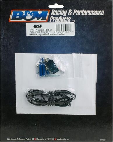 B&M 80580 Back-Up Light Switch Kit,Black in Saudi Arabia